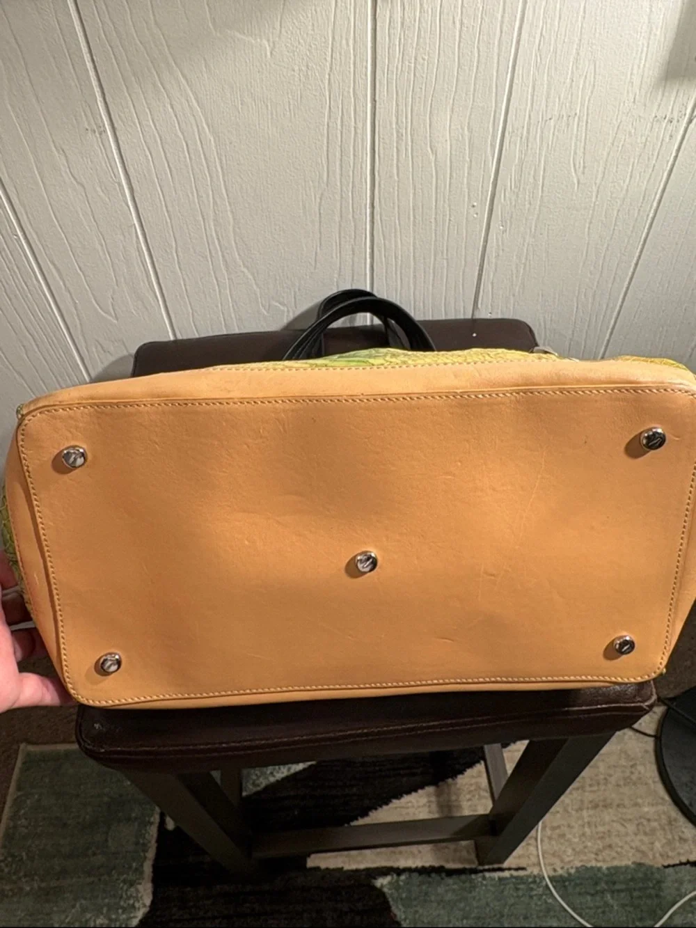 RARE Henri Bendel West 57th 🐍 Snakeskin Leather Tote ❤️ - Picture 5 of 9